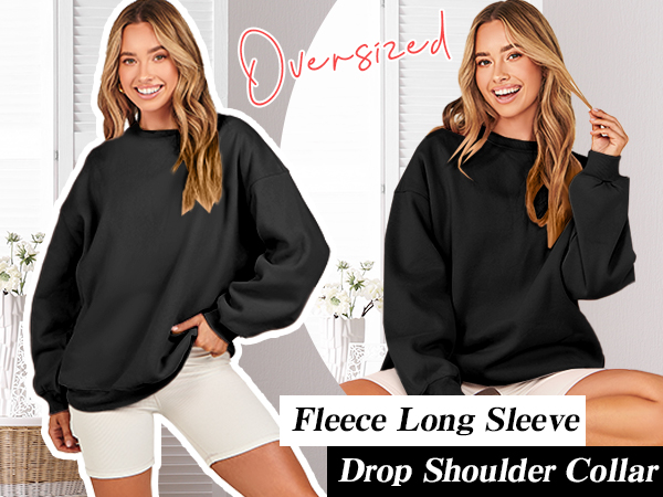 ANRABESS Oversized Sweatshirt Hoodie for Women