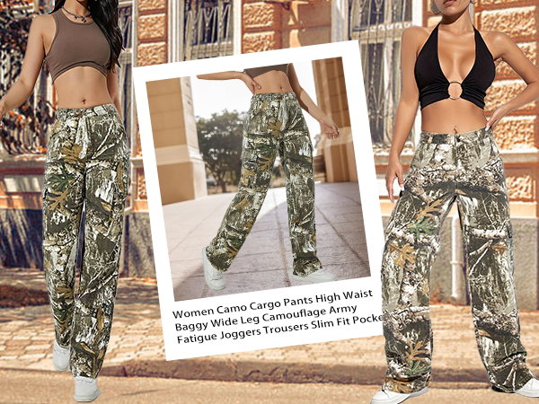 camo pants women