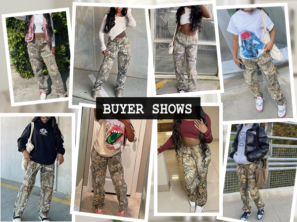 cargo pants women camouflage