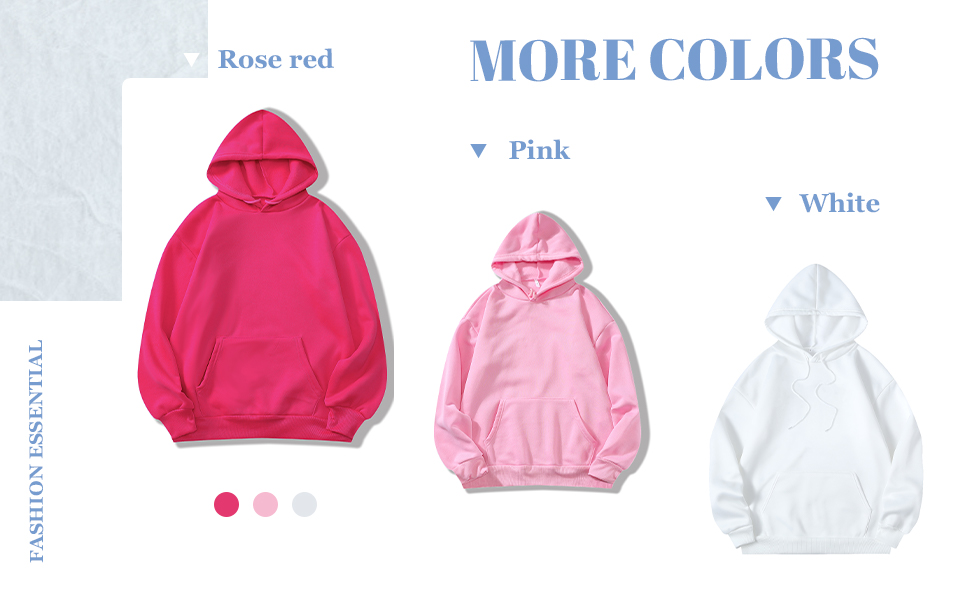 Women''s Plus Size Casual Long Sleeve Drop Shoulder Sweatshirt Pullover Drawstring Hoodie with Pocket