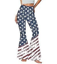 American Flag Flare Pants