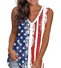 American Flag Tank Tops