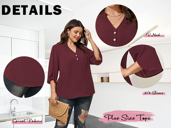 plus size tops for women