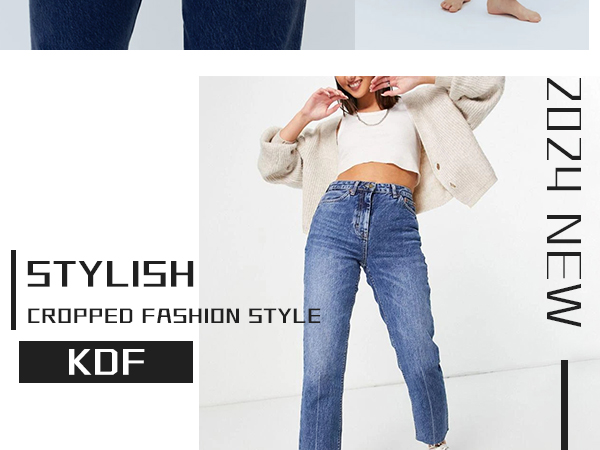 cropped jeans for women