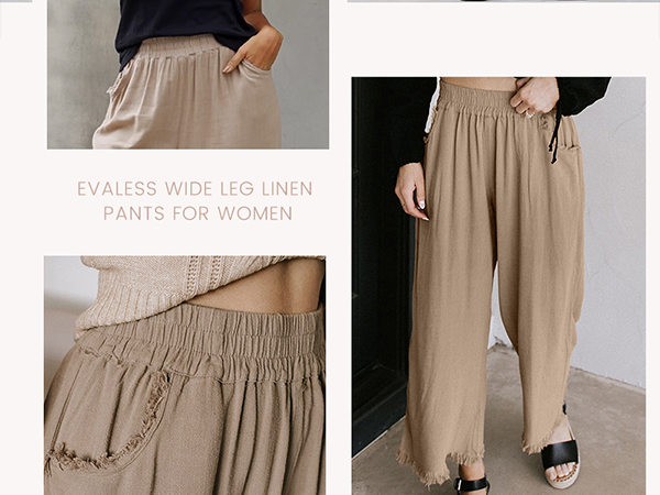 linen pants women