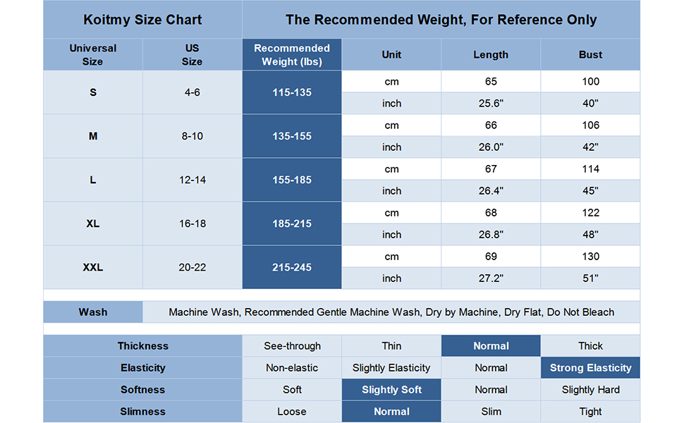 size chart 1038