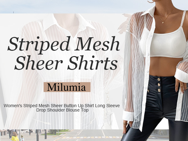 women mesh shirts tops