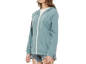 Full Zip Up Hooded Sweatshirts