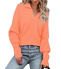 Foldover Collar Sweater