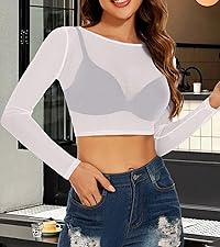 mesh crop top