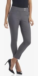 Graphite grey skinny ankle pant