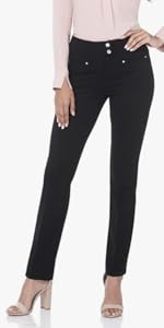 Secret Figure Dressy Office Yoga Pant Straight Leg