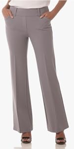 Secret Figure Dressy Office Yoga Trouser Pant, Wide Leg