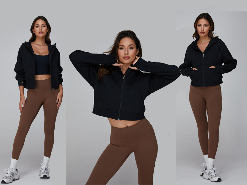 cropped hoodie