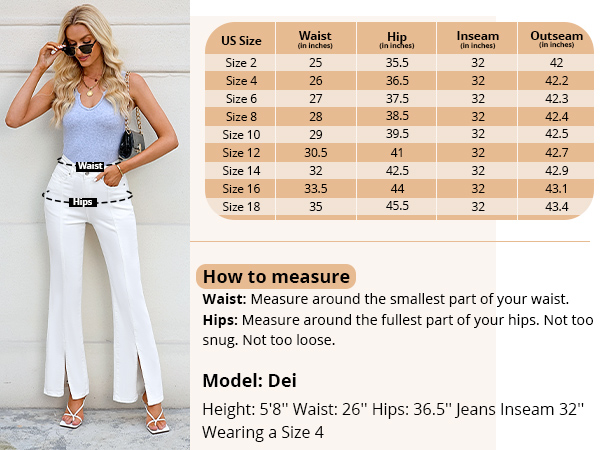 GRAPENT WHITE Seamed Front Slit Leg Wide Leg Jeans