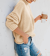 Slouchy sweater