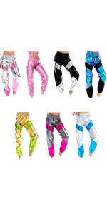 Women''s Metallic Holographic Pants