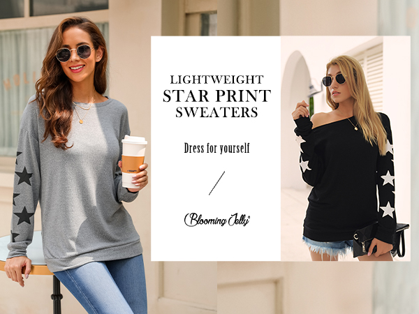 Lightweight pullover sweaters