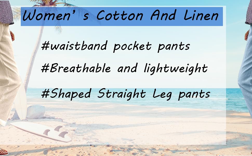 Women Linen Pants