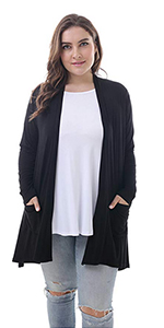 Women Plus Size Cardigans Long Sleeve