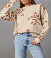 Floral Print Sweaters