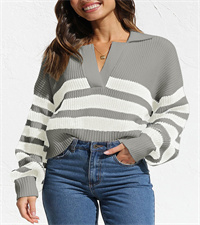 V Neck Pullover Sweaters