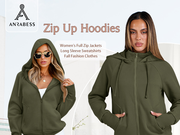 Women''s Zip Up Hoodies