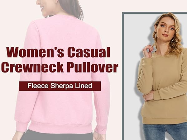 women sherpa sweatshirts