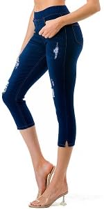 Capri Jeans Denim Jeggings