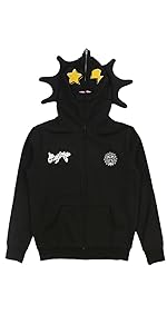 Fun Multi Angle Full Zip Up Hoodie