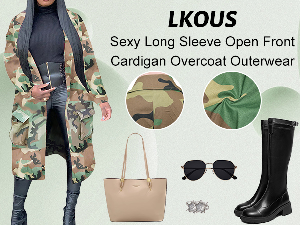 Women''s Casual Camo Jackets