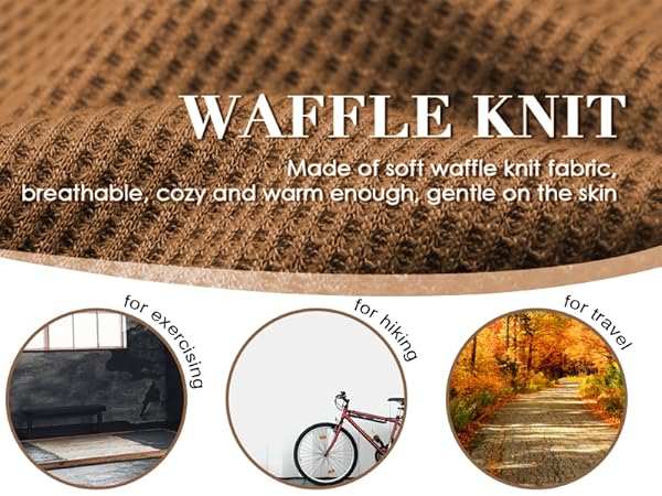 waffle knit cloth for women