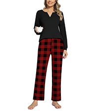 2 Piece Womens Fall Pajama Sets