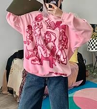 y2k hoodie pink