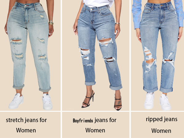 Ripped Jeans Womens