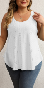 Women Plus Size Tank tops