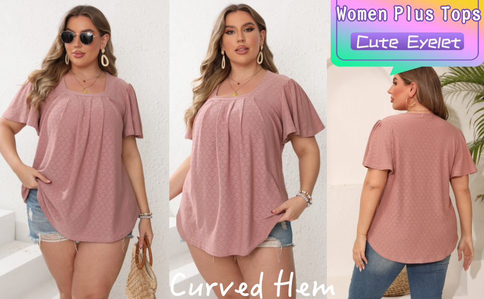 Women Plus Size Tunic Tops 