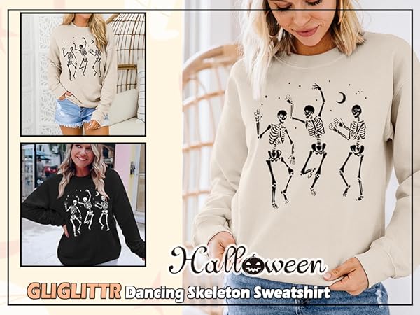 womens skeleton sweatshirt