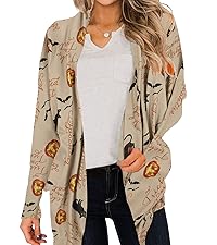 WOMEN HALLOWEEN CARDIGAN 