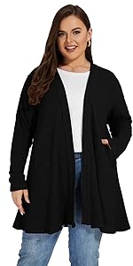 plus size cardigan sweaters for women