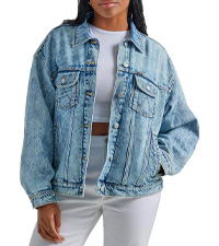 Wrangler Women''s Authentics Relaxed Fit Girlfriend Jean Jacket