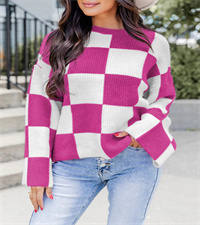 Plaid Pullover Sweaters