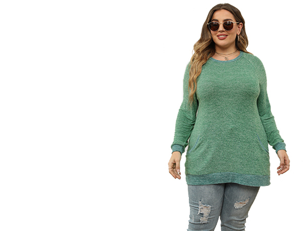 plus size tunic sweatshirts