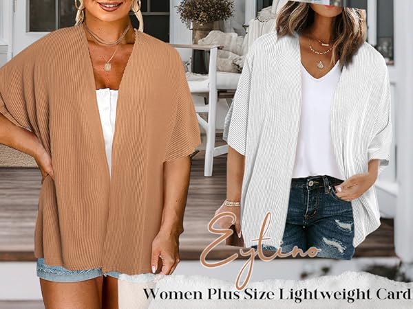 plus size cardigan