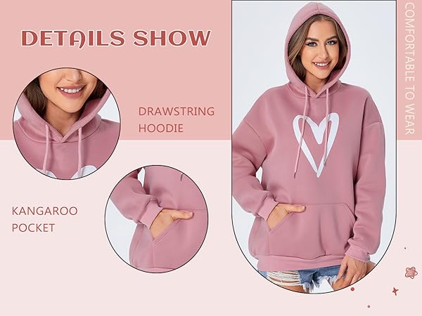 Long Sleeve Pullover Hoodie Sweatshirt Tops