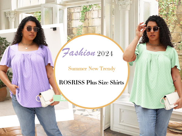 Plus size shirts for women