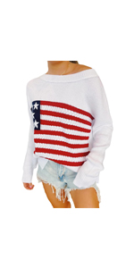 American flag sweater