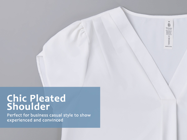 pleated shoulder