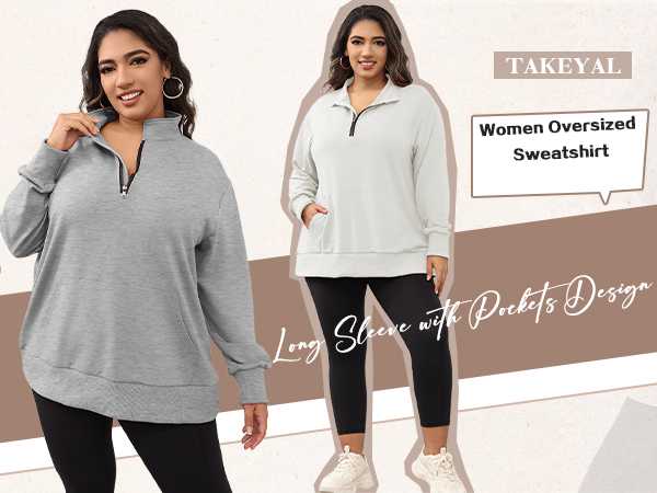 women half zip pullover