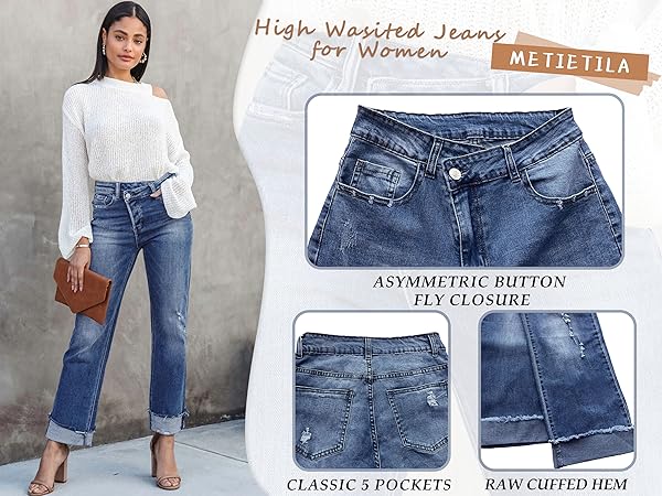 stretchy jeans for women /Straight Leg jeans for women/women''s baggy jeans/boyfriend jeans women